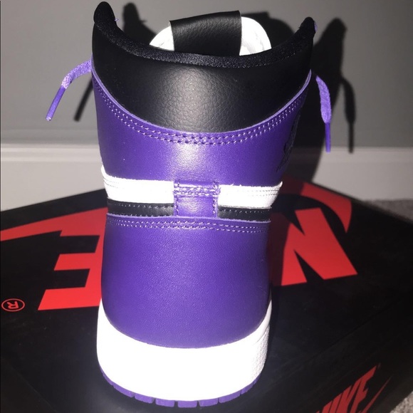 Jordan 1 Purple Court - Picture 5 of 5
